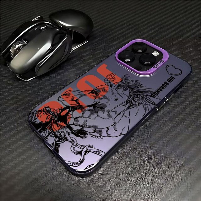 Anime JOJO's Bizarre Adventure Handyhülle für iPhone in Multicolor mit Anti-Fall Matt-Effekt - Bild 1
