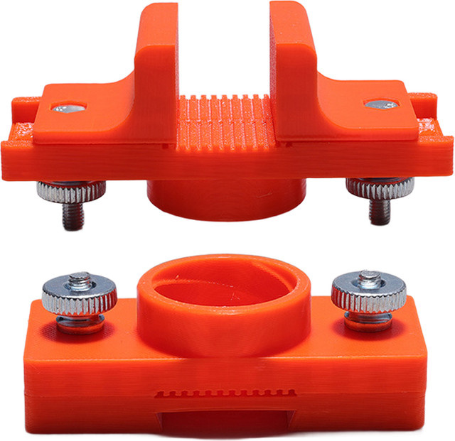 DAZZLEEX Verstellbarer Kantenband-Klebstoffapplikator für Holzbearbeitung in Orange, passend für 10-22 mm - Bild 1