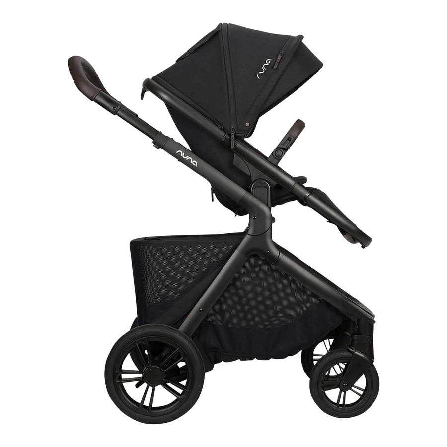 Nuna Kombikinderwagen DEMI icon in Schwarz mit Kunstleder und Merino - Bild 2