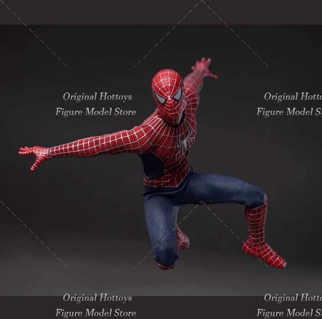 WELIKE TOYS Marvel Super Spider Hero, Actionfigur, 1/12 Maßstab, Schwarz/Rot - Bild 1