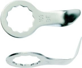 Fein Schneidmesser in gerader Form mit einer Schneidenlänge von 35 mm in Silber - Bild 1