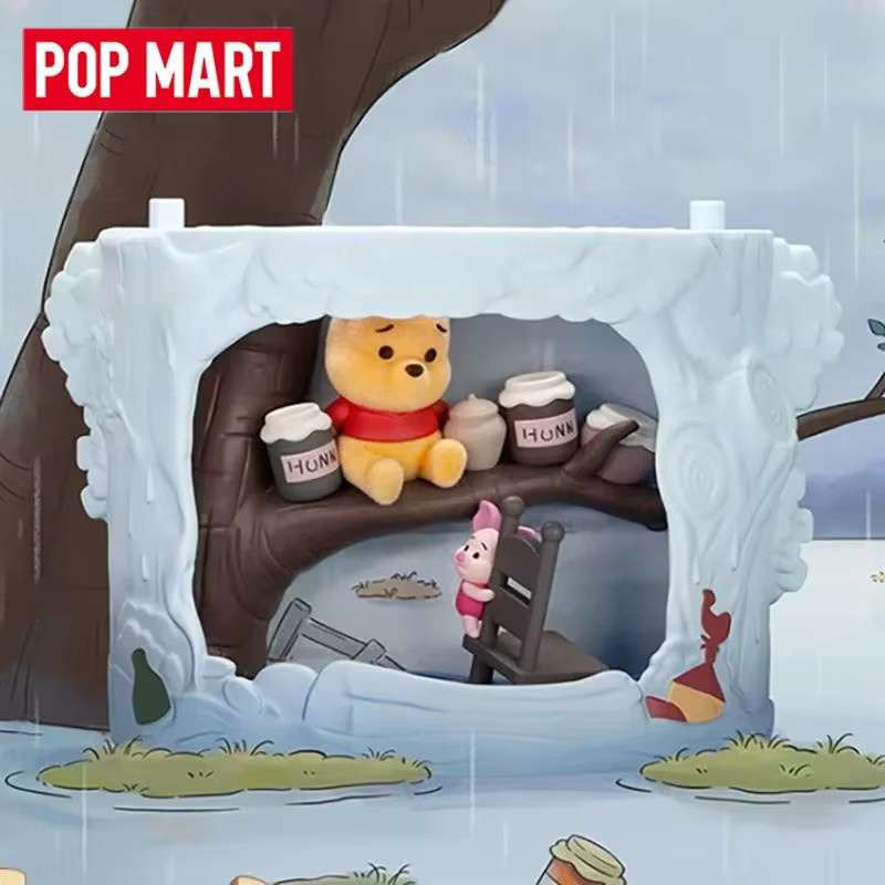 POP MART Winnie The Pooh Baumhaus-Theater-Serie, Actionfigur, Blind Box - Bild 3