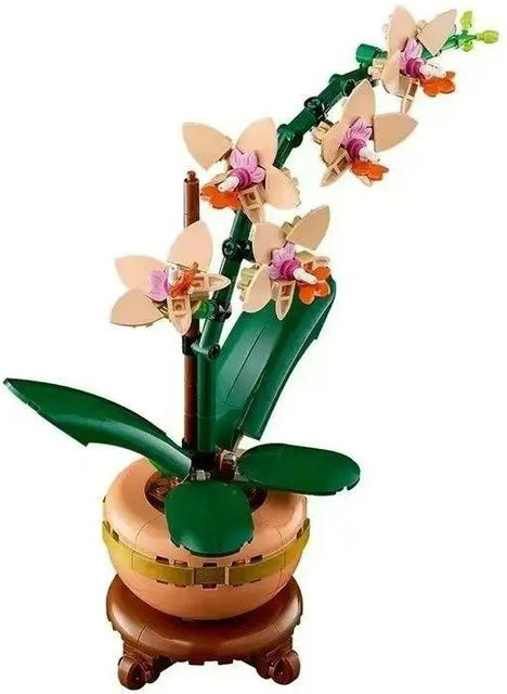 LEGO Natur Bouquet Orchidee Bambus Chrysantheme Pflaumenblüte, Bausteine, ab 18 Jahre - Bild 1