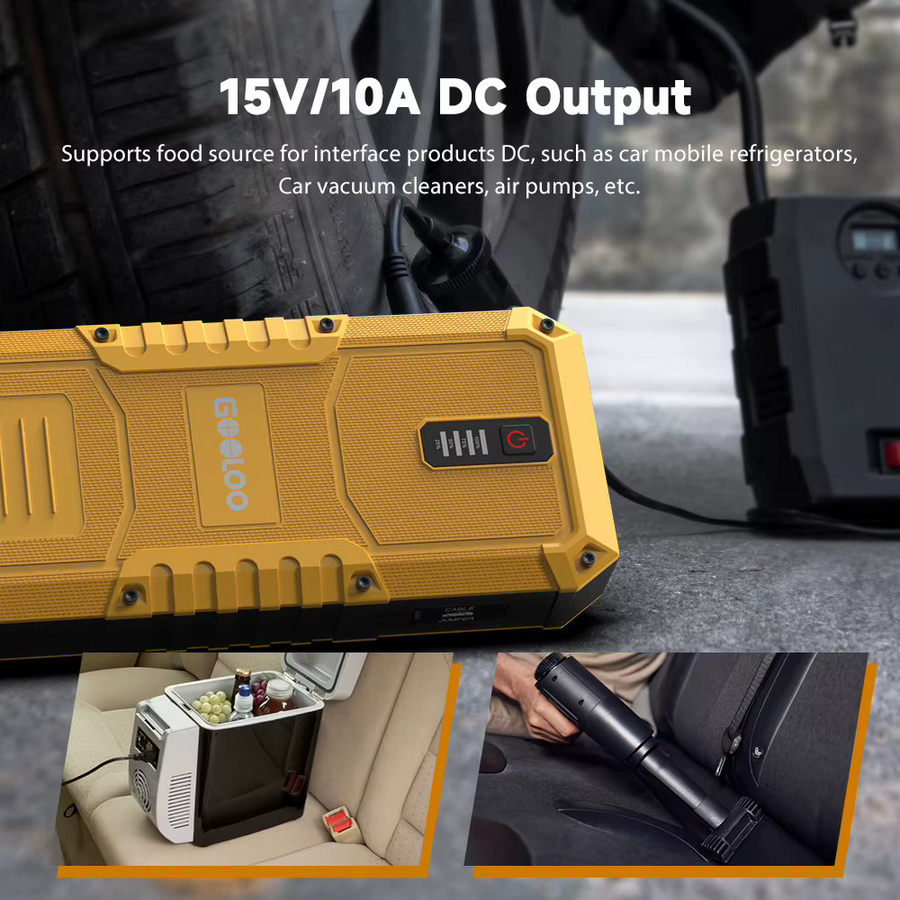 GOOLOO Starthilfe-Powerbank 20000mAh mit 4000A Auto-Booster für Benzin und Diesel 12V - Bild 5