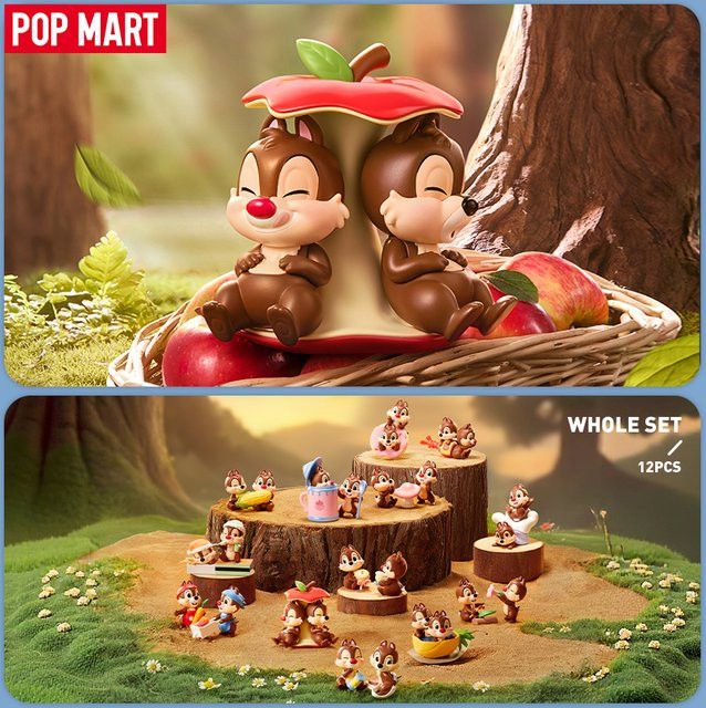 POP MART Disney Chip 'N' Dale Fun-loving Brothers Series Blind Box Sammelfigur in Multicolor - Bild 1
