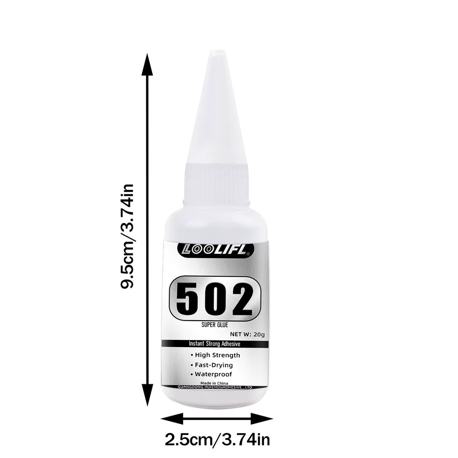 LOOLIFL 502 Superkleber Cyanacrylat-Klebstoff in Weiß für Leder, Gummi, Holz und Metall - Bild 6