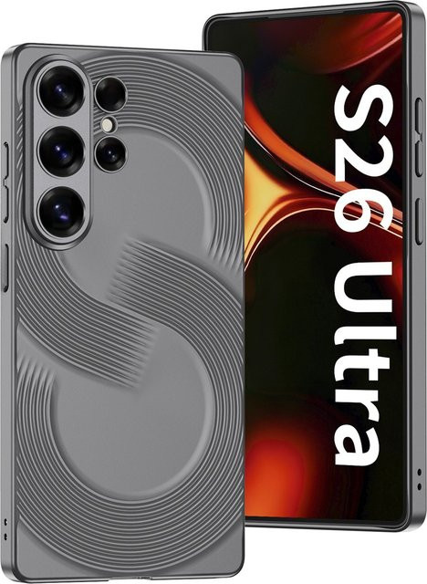 Fashion Armor Handyhülle für Samsung Galaxy S25 Ultra und S26 Ultra, stoßfest und schützend, Kunststoff, matt, Schwarz - Bild 1