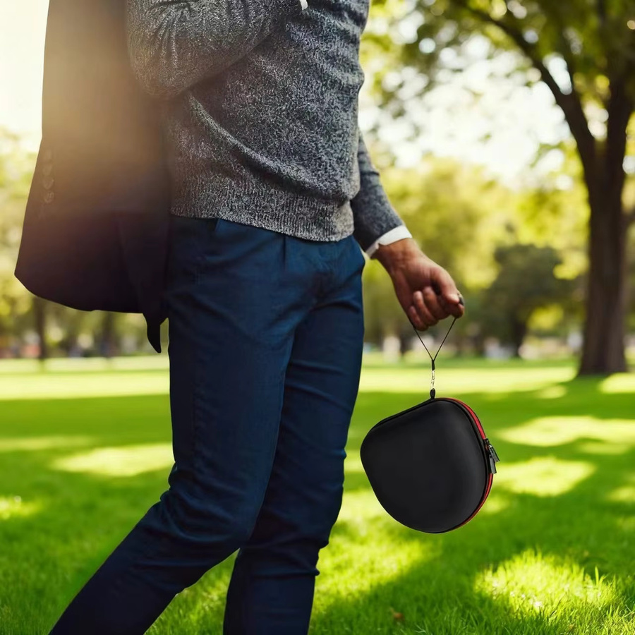 Schutzhülle für Over-Ear-Kopfhörer von Anker in Schwarz, passende Tasche für BERIBES, TOZO, KVIDIO und Beats, mit Geräuschunterdrückung - Bild 4