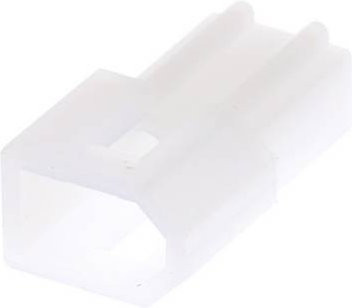Molex Stiftgehäuse-Kabel in Weiß aus Kunststoff mit einem Rastermaß von 3,68 mm - Bild 1