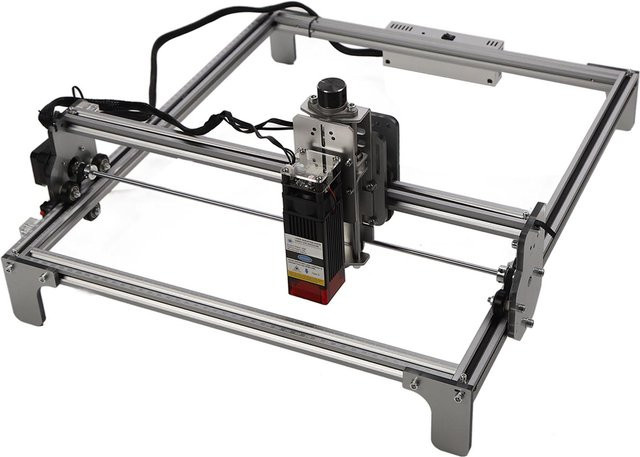 Awinner Lasergravierer 20W mit 420 x 400 mm Arbeitsbereich aus Aluminiumlegierung in Grau - Bild 1