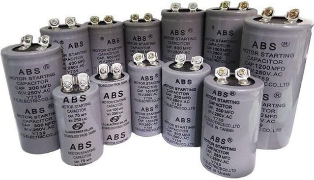 Runder AC-Elektromotor-Startkondensator von Reliable tool, 75uF, 250V, Farbe: Grau - Bild 1
