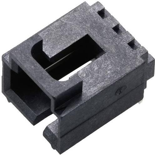 Molex Stiftgehäuse-Platine in Schwarz mit einem Rastermaß von 2,54 mm - Bild 1