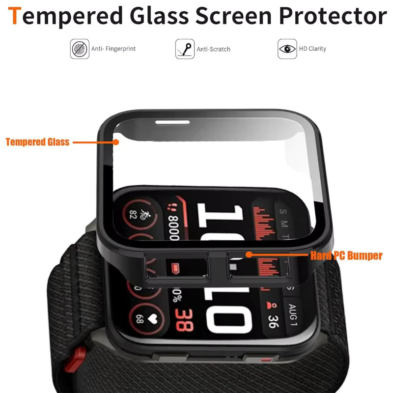 CAOWTAN Displayschutzfolie und harte PC-Schutzhülle für Garmin Venu X1 - Bild 3