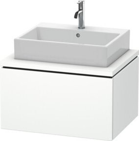 Duravit Waschtischunterschrank L-Cube in Weiß für Konsole mit 1 Auszug, B: 72 cm, T: 54,7 cm, H: 40 cm - Bild 1