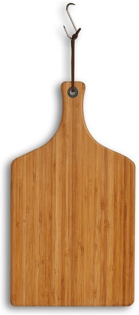 Zeller Present Schneide- und Servierbrett aus Bambus in Braun mit Griff, Rechteckig, B/T/H: 45,0 x 25,0 x 1,6 cm - Bild 1