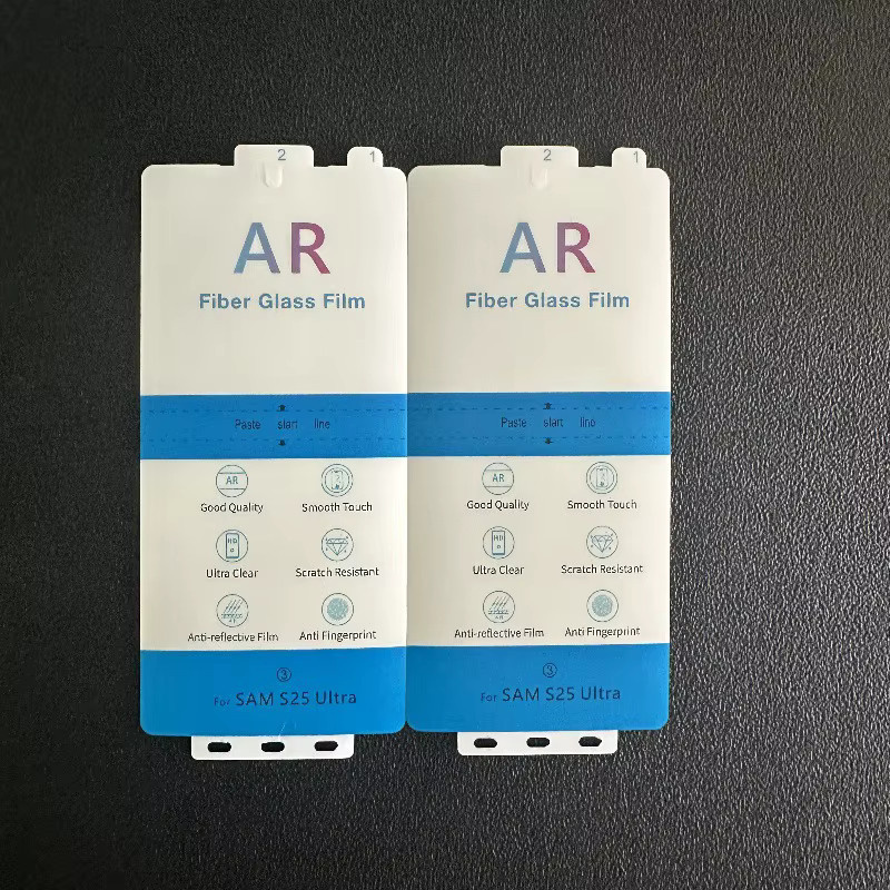 2er-Pack AR-Displayschutzfolie für Samsung Galaxy S25 Ultra, S24 Ultra, S23 und S22 Plus, Antireflexion, Ultra HD, transparent - Bild 2