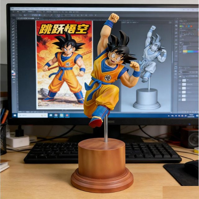 Yiran toy 1 Dragon Ball Goku Figur Actionfigur 25cm - Bild 1