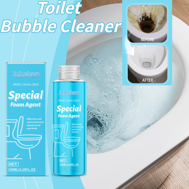 JAKEHOE Toilettenreiniger Schaummittel zur Tiefenentkalkung und Desodorierung in Blau, 100 ml - Bild 1
