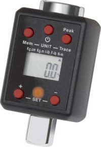 Kraftwerk Digital-Drehmoment-Adapter 1/4 Zoll, 6-30 Nm, Schwarz - Bild 1