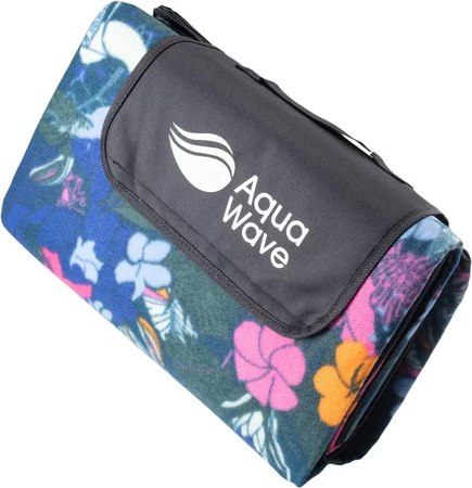 Aquawave Salva Picknickdecke mit Wärmedämmung und Aluminiumbeschichtung, Multicolour, B/B: 200 x 200 cm