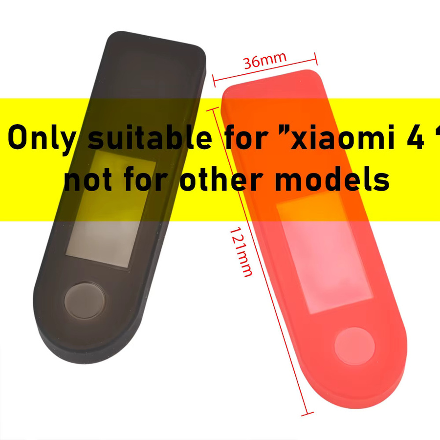 Wasserdichte Silikonhülle für Xiaomi Elektroroller 4 Armaturenbrett-Display in Rot und Multicolour - Bild 2