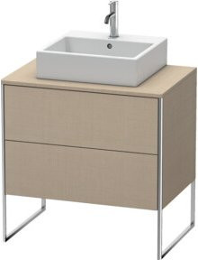 Duravit Waschtischunterschrank XSquare stehend mit 2 Auszügen, Breite: 80 cm, Tiefe: 54,8 cm, Höhe: 77,8 cm - Bild 1