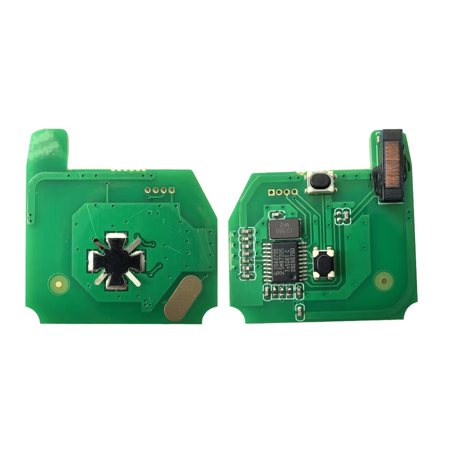 QCONTROL Smart Remote Auto Schlüsselanhänger mit 2 Tasten, 433 MHz und ID46 Chip für Nissan Elgrand, X-TRAIL, Qashqai, Navara, Micra, Note, NV200, Schwarz - Bild 2