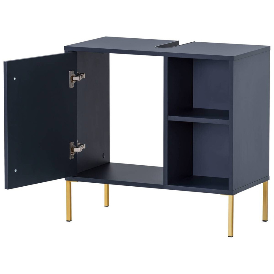 Schildmeyer Waschbeckenunterschrank Kent in Blau, B/H/T: 33 x 63,3 x 65,3 cm - Bild 4