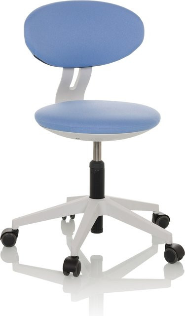 hjh OFFICE Kinderdrehstuhl MINIMOVO aus Stoff ohne Armlehnen mit Sitztiefenverstellung - Bild 1