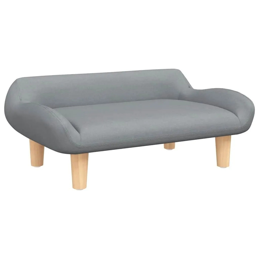 vidaXL Hundebett Sofa in Hellgrau aus Stoff mit B/T/H: 70 x 40 x 24 cm - Bild 2