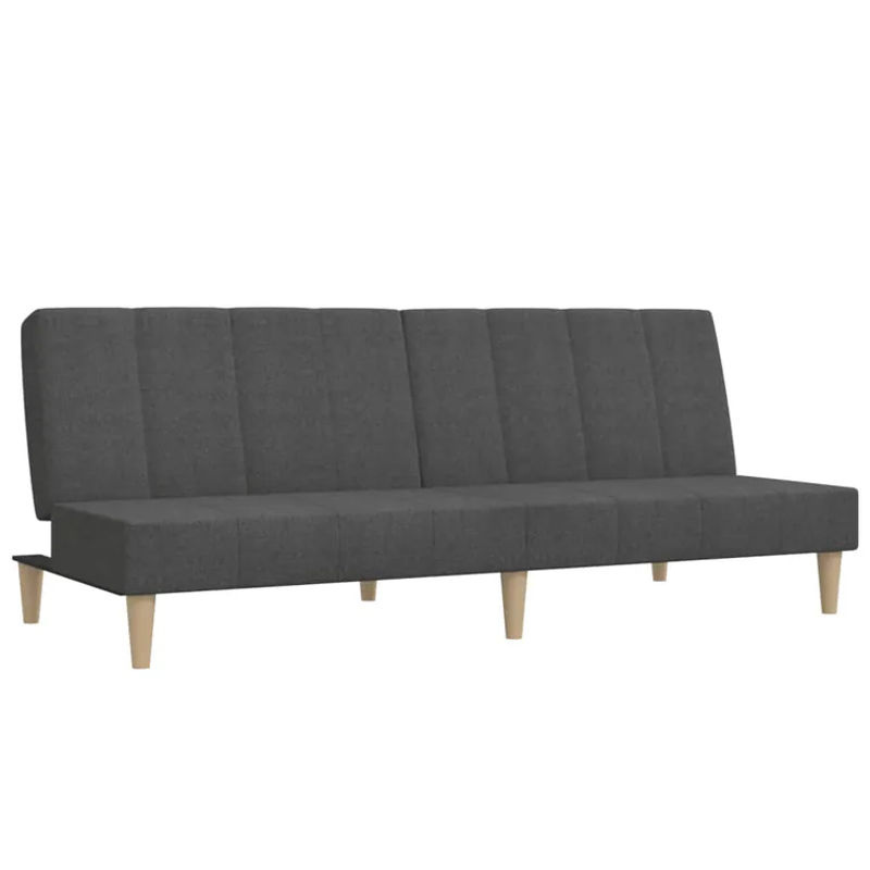 Vidaxl 2-Sitzer Schlafsofa in Grau mit Stoffbezug im modernen Design - Bild 2