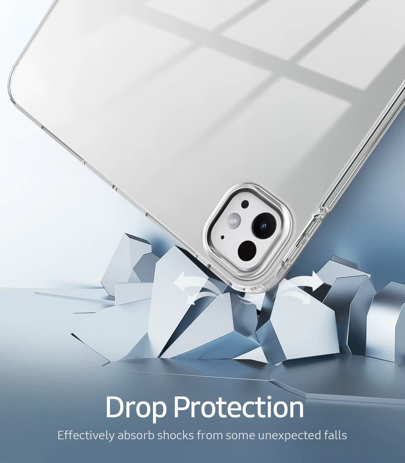 Dadanism Schutzhülle für iPad Pro 11 Zoll (M4) 2024, transparent, schlankes TPU-Design - Bild 5