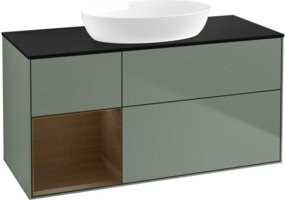 V&B Waschtischunterschrank Finion in Holzoptik, lackiert, Breite: 120 cm, Tiefe: 50,1 cm, Höhe: 50,1 cm - Bild 1