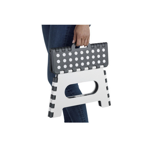 Maximex Klapphocker für das Badezimmer, mehrfarbig/schwarz/weiß, B/H/T: 35 x 22 x 27 cm - Bild 3