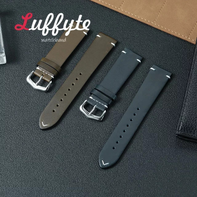 Luffyte Uhrenarmband Leder, Retro, Unisex - Bild 1
