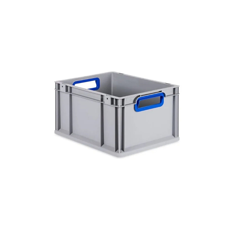 PROREGAL Eurobox Nextgen Color Transportbox mit Griffen, Blau, H x B x T: 22 x 30 x 40 cm, 20 Liter, Offen, Glatter Boden - Bild 2