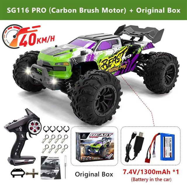 ZNLYRION SG116PRO MAX RC Offroad-Auto, 1:16, ferngesteuert, mit LED-Lichtern - Bild 1