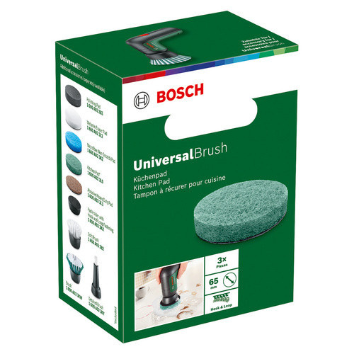 Bosch Küchen-Scheuerpad für Universal Brush, 3 Stück, Grün - Bild 2