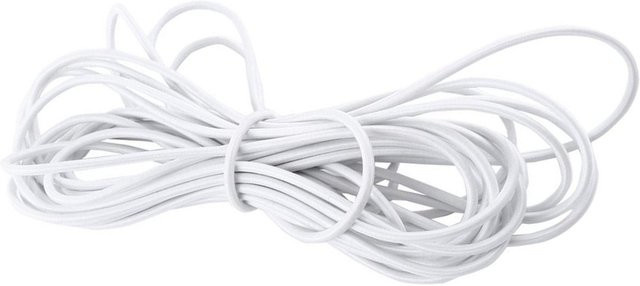 Elastisches Bungee-Seil Stoßschnur zur DIY Schmuckherstellung von DIYelecs in Weiß - Bild 1