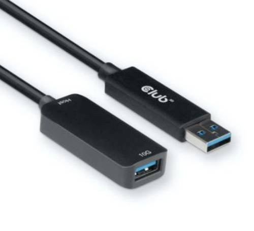 Club3D USB-Kabel USB 3.2 Gen1 Schwarz CAC-1411 Länge: 5,00 m - Bild 1