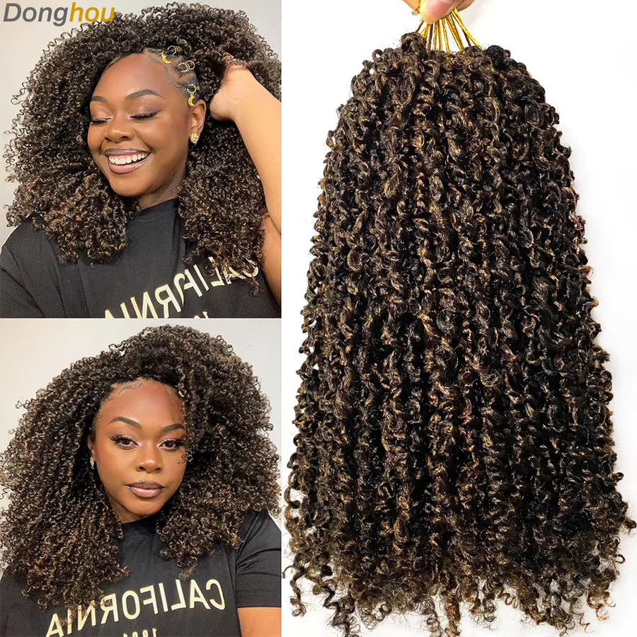Donghou Yanky Twist Häkelhaar, synthetische Senegalese Twist, 12–8 Zoll - Bild 3