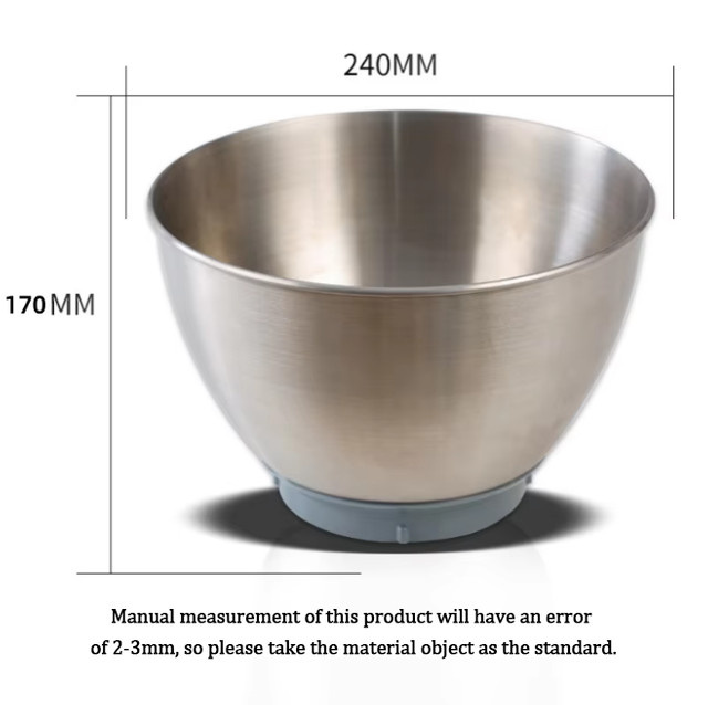 Kenwood Prospero Rührschüssel aus Edelstahl für KHC29 in Silber und Weiß - Bild 1