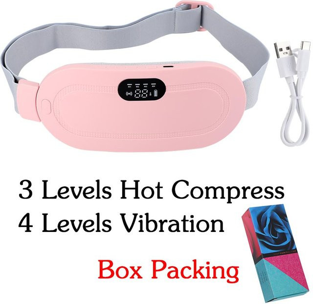 Agdoad Elektrischer Taillenmassager mit Wärmetherapie, pink, Damen - Bild 1