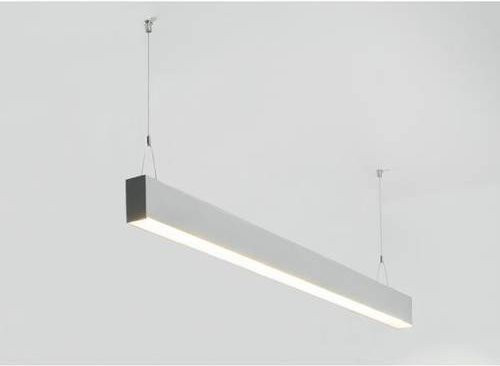 Brumberg LED-Pendelleuchte Silber und Weiß aus Aluminium und Acryl, dimmbar, rechteckig, linear - Bild 1