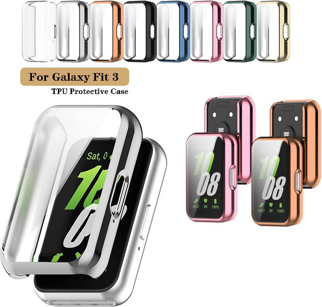 Aaigea Schutzfolie Samsung Galaxy Fit 3, Schwarz, Transparent, Unisex - Bild 1