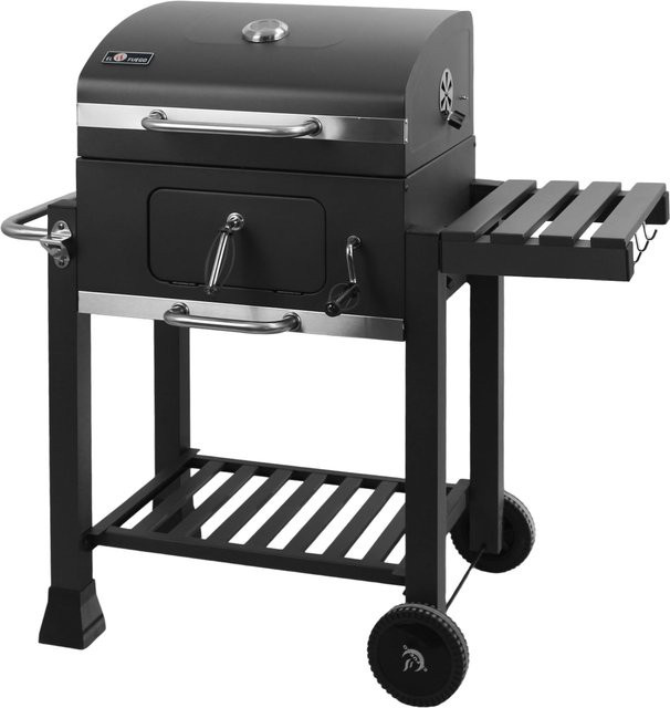 El Fuego Holzkohlegrill Vancouver mit Warmhalterost - Bild 1