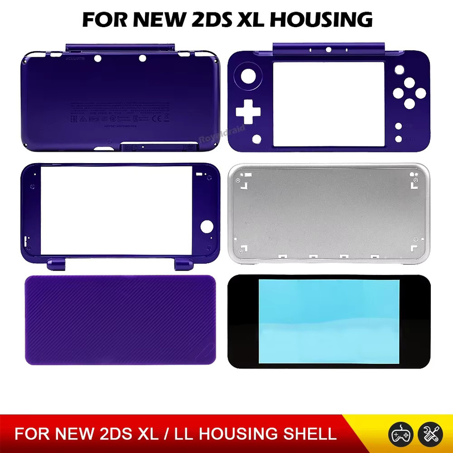Pogopirate Ersatz-Vollgehäuse für New 2DS XL Spielekonsole in Schwarz - Bild 3
