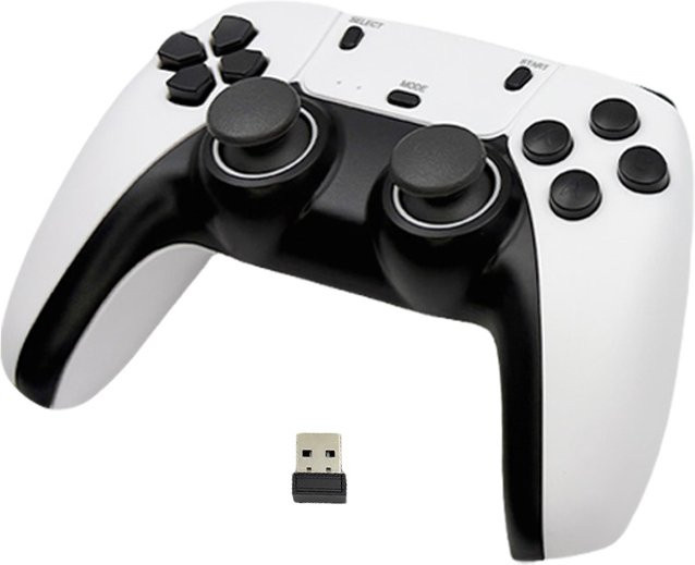 VILCORN 2,4G Kabelloser Gamepad Controller in Weiß für M15 & X9 Game Stick und SF3000HD/SF3500 Handheld-Konsolen - Bild 1