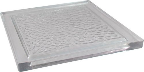 Fuchs Design Betonglas in transparent mit Betonoptik, B/H: 30 x 30 cm - Bild 1