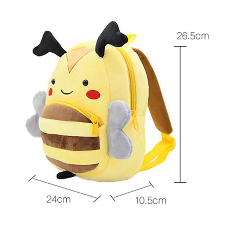 Kidsly Plüsch-Kleinkind-Rucksack, 3D-Cartoon-Tier, 2–6 Jahre - Bild 1